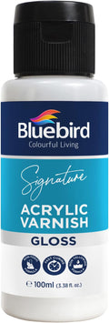 BLUEBIRD Signature Varnish for Acrylic Painting, 3.4 Fl Oz, Non-Yellowing by BluebirdArts