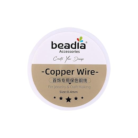 Gold Copper Wire 0.4mm Bead Cord - Image 7