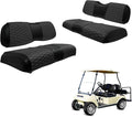 Golf Cart Seat Covers for EZGO TXT Club Car DS Gas or Electric OEM Regular Seat Cushion, No Staple, Golf Cart Vinyl Replacement Seat Cover
