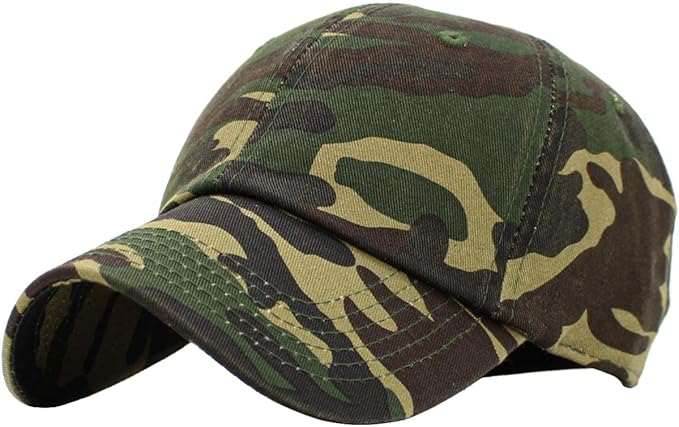 KBETHOS Classic Unisex Cotton Adjustable Low Crown Baseball Cap – Plain Dad Hat