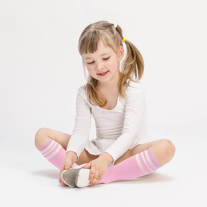 qikqik Toddler Soccer Socks Kids Soccer Socks Boys Baseball Sock Youth Football Sock Girls Softball Accessories Team Sports