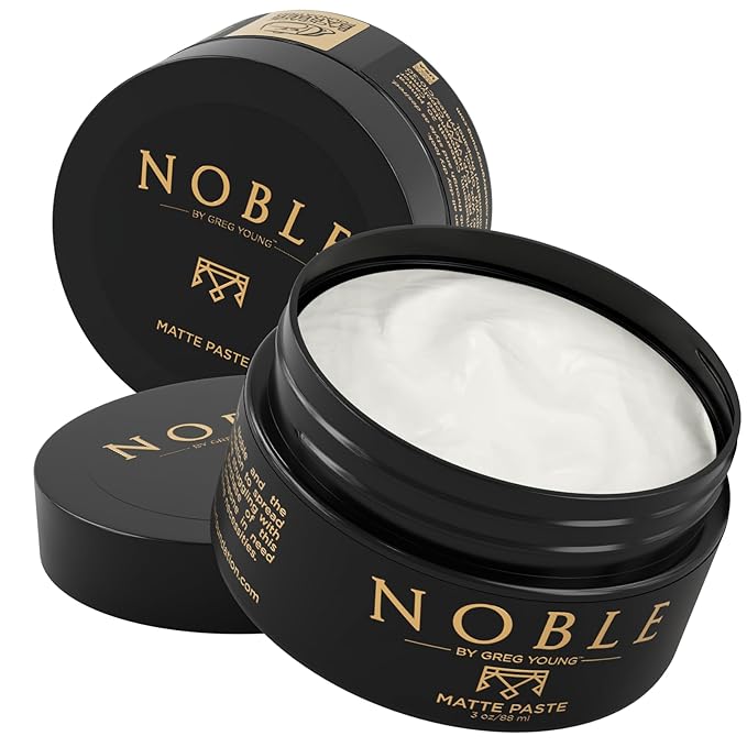 Strong Hold Matte Hair Paste | Flexible & Long-Lasting Sculpting Paste by NobleByGregYoung