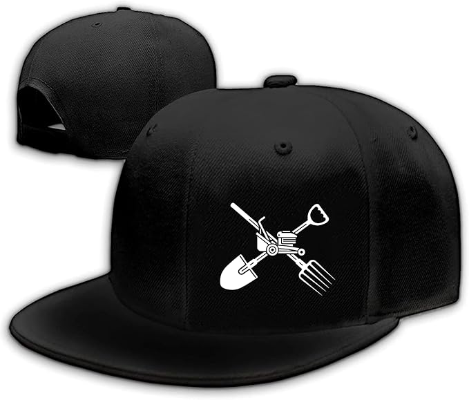 Skull Finger Flat Bill Hats for Men Black Mens Snapback Hat Baseball Cap Fitted Hat Rock N Roll Skeleton Hand Snap Backpack