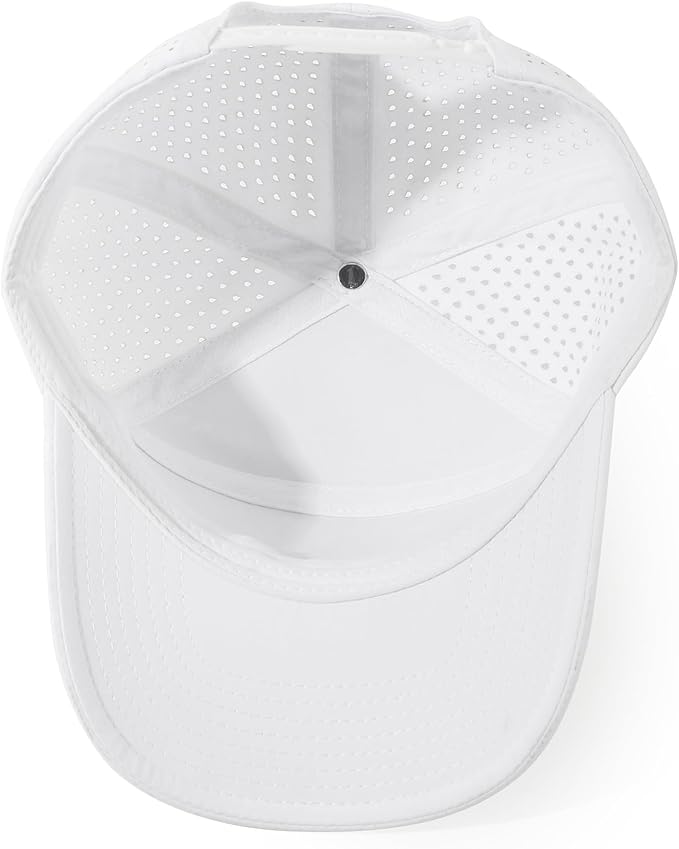 HH HOFNEN Quick Dry Baseball Cap Mesh Snapback Hat Sun and Rain Protection Structured Golf Trucker Hats for Men Women