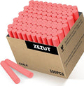 Red Chalk 100PCS, Low Dust Chalks Stick Bulk by ForYourEnjoyableJourney