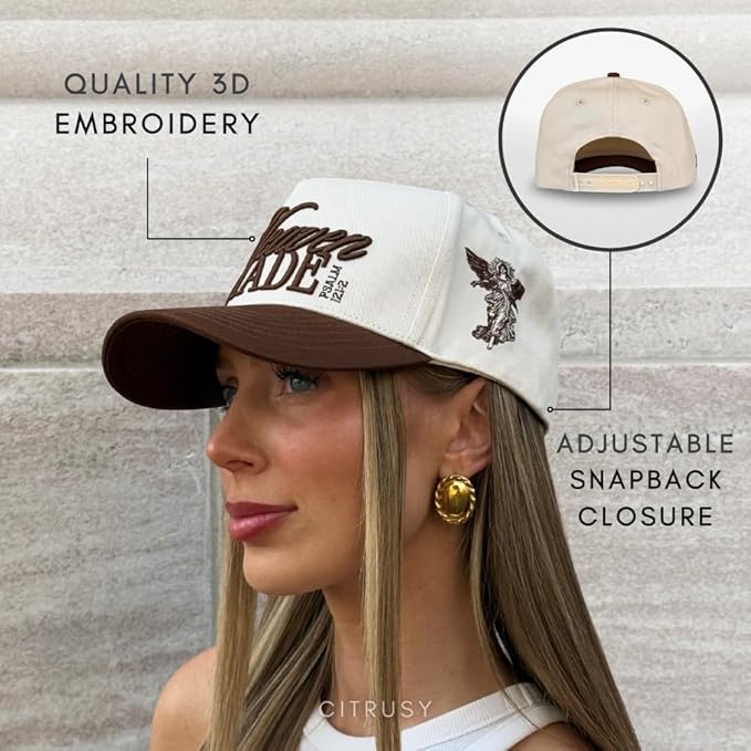 Vintage Faith & Forever Trucker Hat | Men & Women | Christian Cross Jesus Hats | Bachelorette Bride Hat | Cotton | Snapback