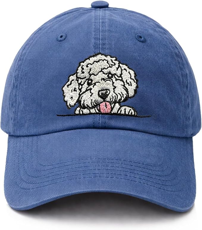 Pet Dog Lover Gifts,Embroidered Dog Baseball Hats for Men Women Dad Mom