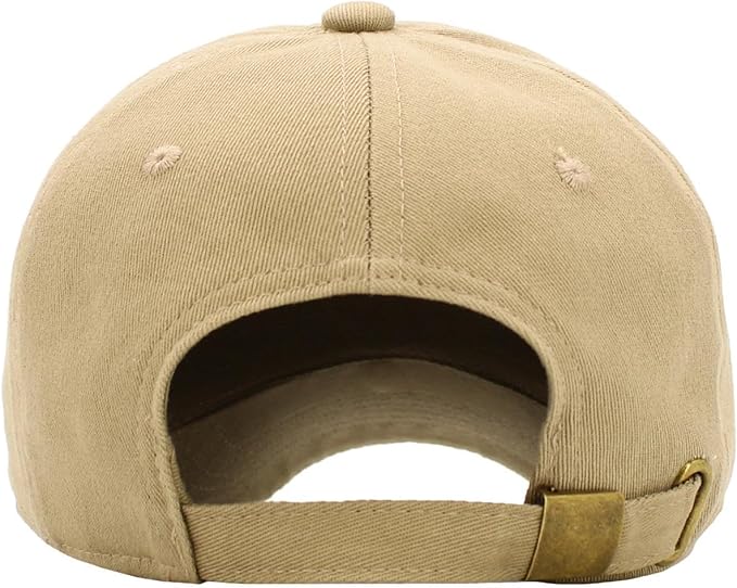 KBETHOS Classic Unisex Cotton Adjustable Low Crown Baseball Cap – Plain Dad Hat