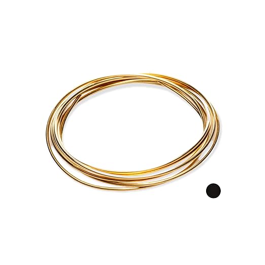 18 Gauge, Jeweler's Brass Wire, Round Dead Soft CDA #230 Alloy Jewelry Grade - by CRAFTWIRE