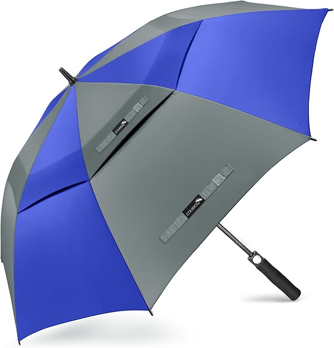 ZOMAKE Golf Umbrella Windproof, Extra Large Oversized Heavy Duty Double Canopy for Rain, Sports Games & Push Cart(51/54/62/68/72Inch)