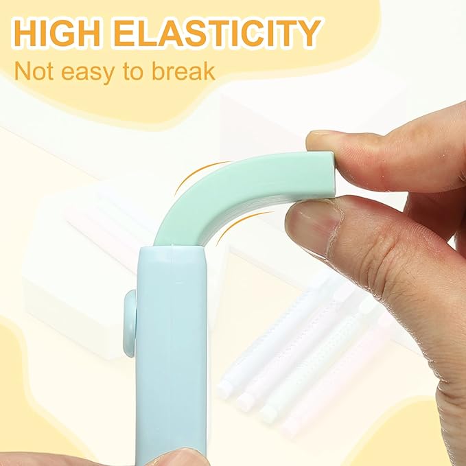 PATIKIL 4 Pack Erasers, Sliding Retractable Eraser Push Pull Cute Pencil - Image 3