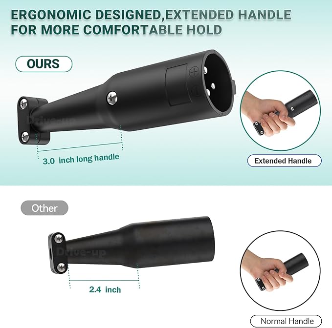 DRIVE UP 48V Club Car Charger Receptacle Charger Plug for Club Car DS Modes, Golf Cart Charging Port with Cord and Club Car Plug OEM 101828901 101802101