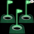 Sotiff Golf Putting Practice Cup Hole Training Aids Golf Accessories Training Putters with Plastic Flag for Adult Office Garage Yard Indoor Outdoor Practice