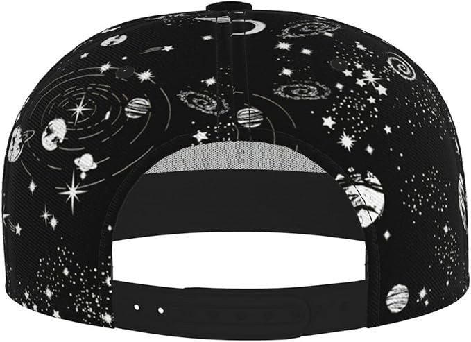 Fashion Snapback Hat for Men Women, Hip Hop Style Baseball Cap Flat Bill Hats Adjustable Trucker Sun Hat