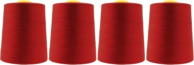 Mandala Crafts 4 Pack of Serger Threads Cones Spools by MandalaCrafts