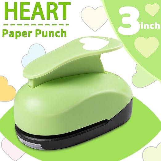 Heart Hole Punch, 3 inch Heart Punch, Hearts Punches - Image 3