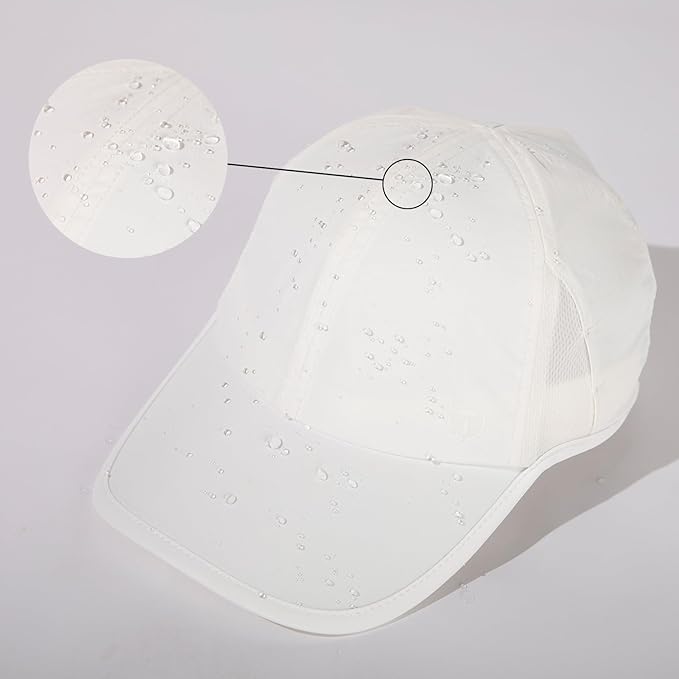 TOP-EX Cooling UV 50 High Ponytail Baseball Cap for Women - Most Women Start with S/M - Breathable for Running Golf Sports
