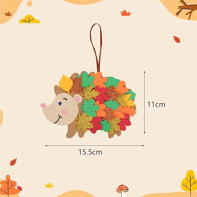Fennoral 12 Pack Hedgehog Crafts - Image 7