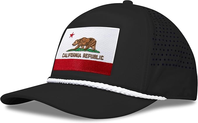 Performance Golf Hat – Adjustable Snapback Trucker Baseball Cap for Men & Women - Jetset Series