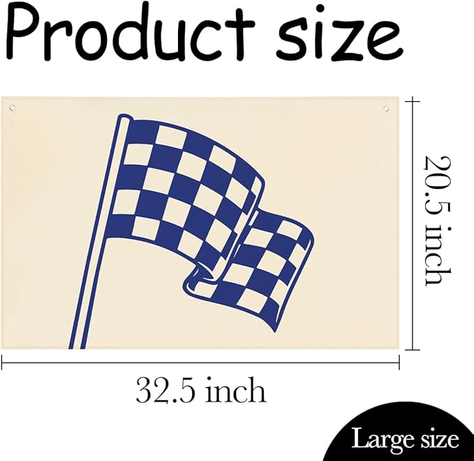 Boy Room Decor, Playroom Decor, Little Racer Dude Race Car Room Canvas Banner - Image 4