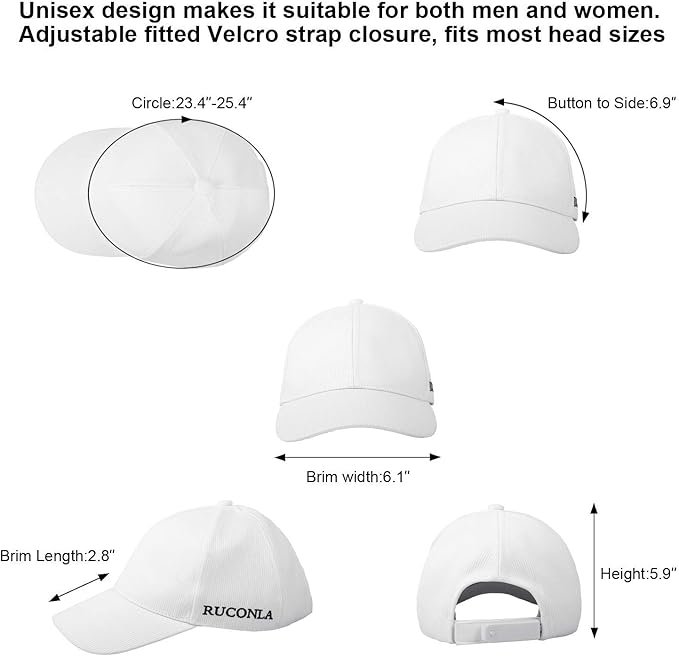Ruconla Fiber optic cap LED hat with 7 colors luminous glowing EDC baseball hats USB Charging light up caps even party led crazy cap for event holiday