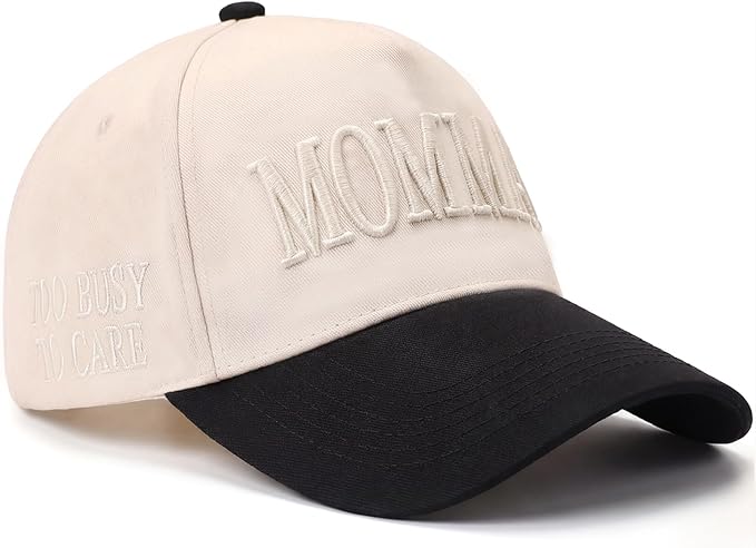 Mommin Trucker Hat, Mothers Day Mom Gifts for Women Baseball Baps Two-Tone Embroidery Mama Hats for Casual Wear