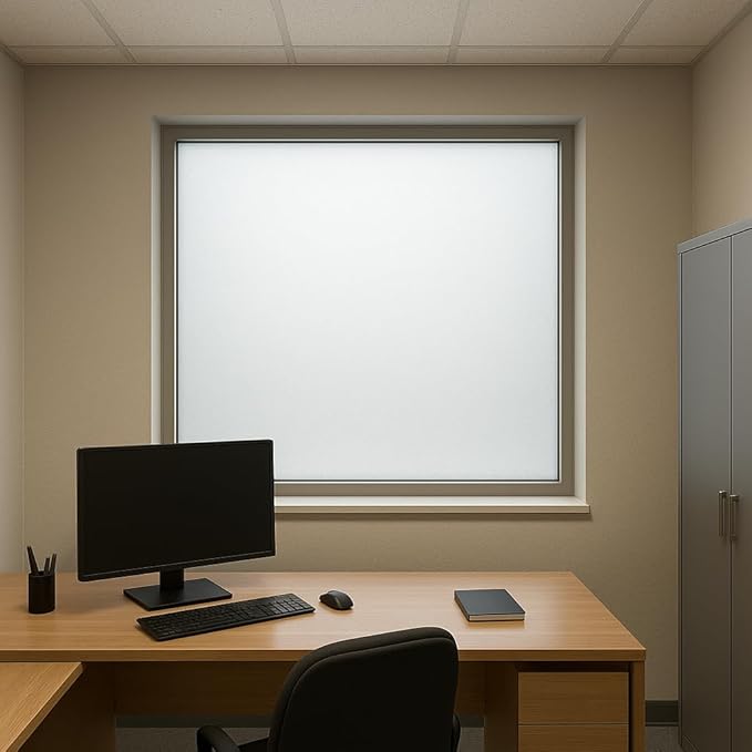 Rockrose Matte Frost Home Window Tint Film - Image 7