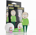 South Park Mr. Garrison Divot Tool with Mr. Hat Ball Marker – Officially Licensed South Park Golf Accessories Set – Metal Divot Repair Tool with Magnetic Ball Marker for Golfers