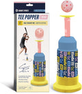 Bandit Sports Coach RAC Tee Popper Mini, Hitting Tee for Perfect Swings, Batting Machine for Practicing Hitting Without a Pitcher Blue