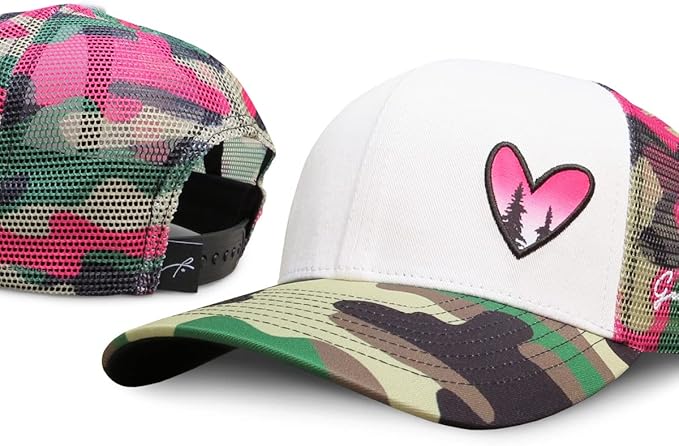 Grace Folly Beach Trucker Hats for Women- Snapback Baseball Cap for Summer