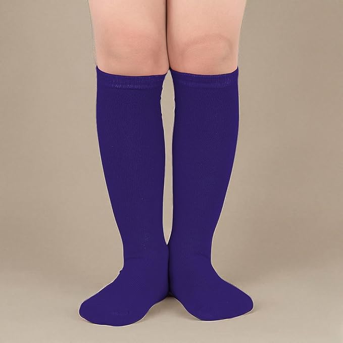 American Trends Kids Toddler Soccer Socks Youth Baseball Softball Football Socks Knee High Accessories for Girls