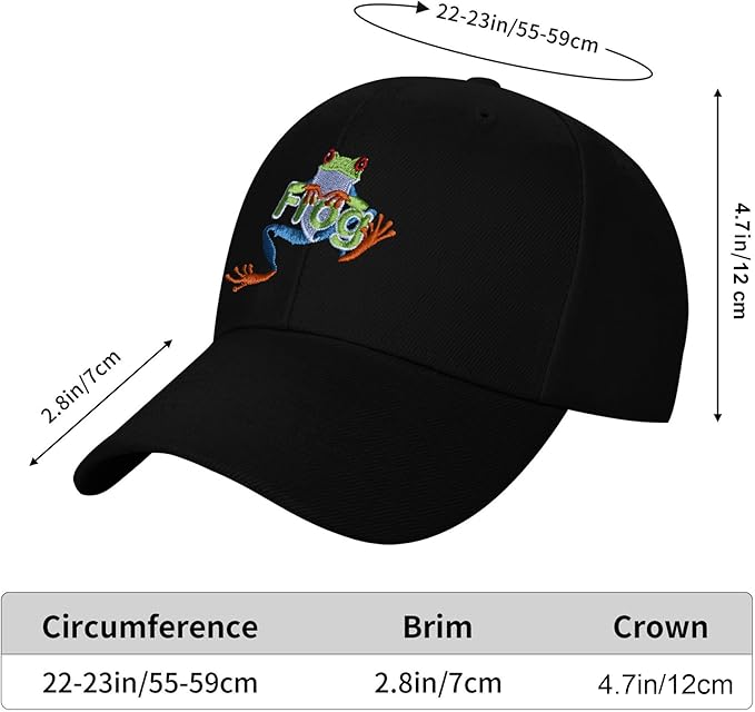 Embroidered Baseball Cap for Women Men Adjustable Baseball Hat Black Baseball Cap Trucker Hat