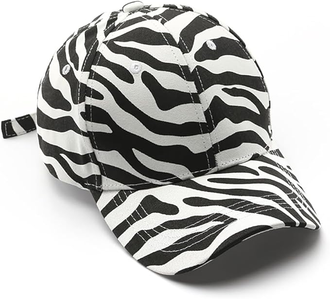 Striped Cap Unisex Baseball Cap Casual Sun Hat