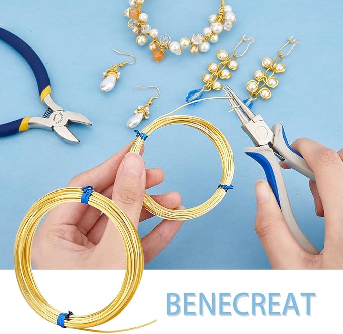 BENECREAT 14K Gold Plated Square Copper Wire - Image 3