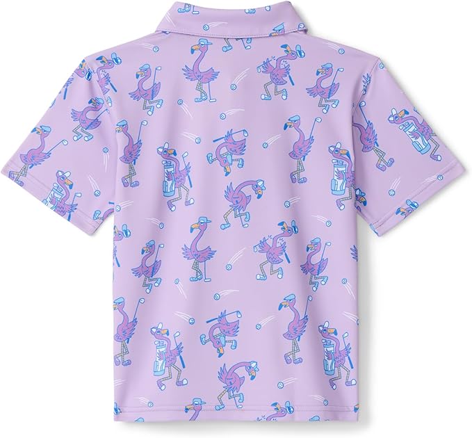 Tipsy Elves Kids and Toddlers Golf Shirts - Athletic Comfort Fit with Quick Dry Material