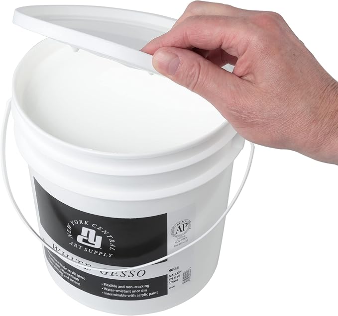 Acrylic Gesso - White Professional Grade Gesso - Image 5