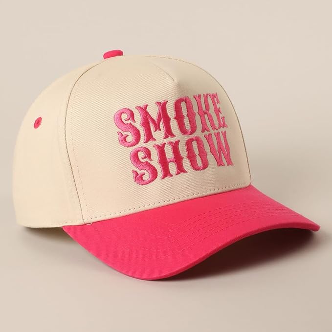MIRMARU Two-Tone Vintage Canvas Trucker Hats for Men & Women, Adjustable Size Baseball Caps with Trendy Embroidered Design