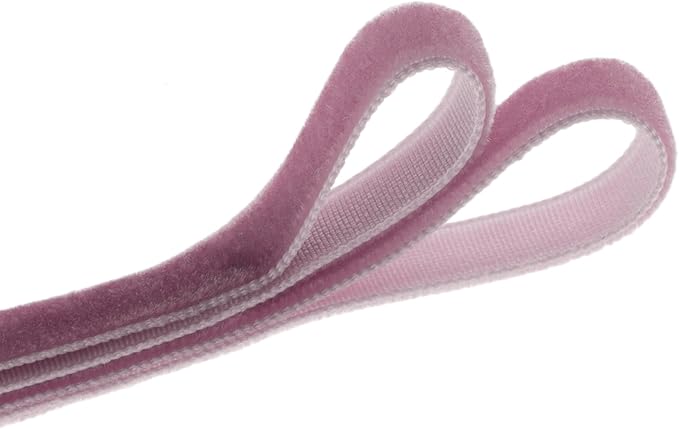 Vintage Lavender Velvet Ribbon Lilac Christmas Ribbon - Image 2