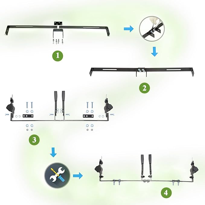 Golf Cart Retractable 42" Seat Belts with Belt Bracket Kit for Yamaha Club Car DS Precedent EZGO TXT RXV
