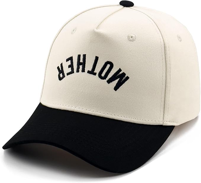 Embroidered Boy Girl Dad Mom Two-Tone Baseball Cap, Classic Dad Hat for Men Women His Her, Family Theme Gift Ideas