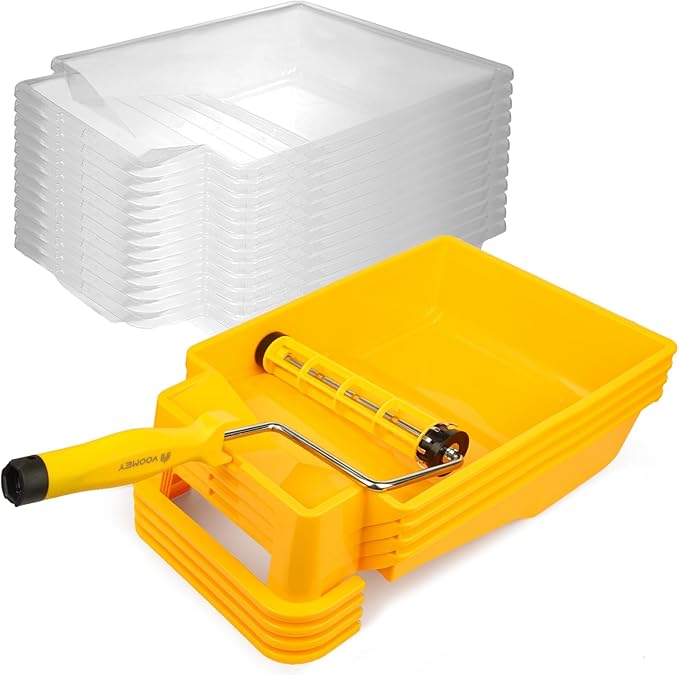 VOOMEY 9 Inch Foot-Operated Paint Tray，Paint Roller Frame by VOOMEY