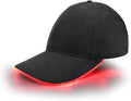 JIGUOOR LED Hat Light Up Baseball Cap Flash Glow Party Hat Rave Accessories for Festival Club Stage Hip-hop Performance