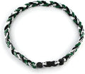 MapofBeauty 18 Inch Sport Three Colors Three Braided Rope Tornado Necklace
