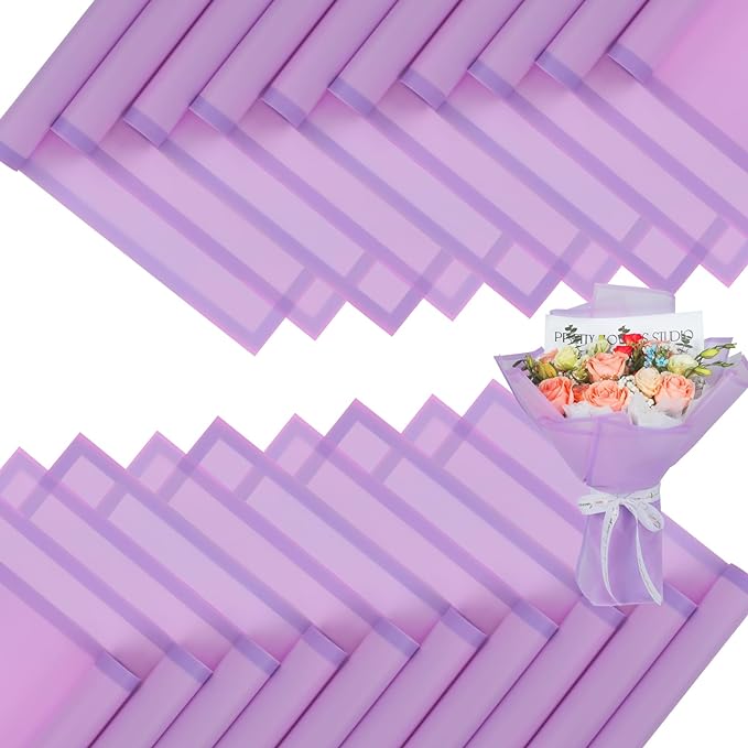 FUHITIM 20 Sheets Flower Wrapping Paper by FUHITIM