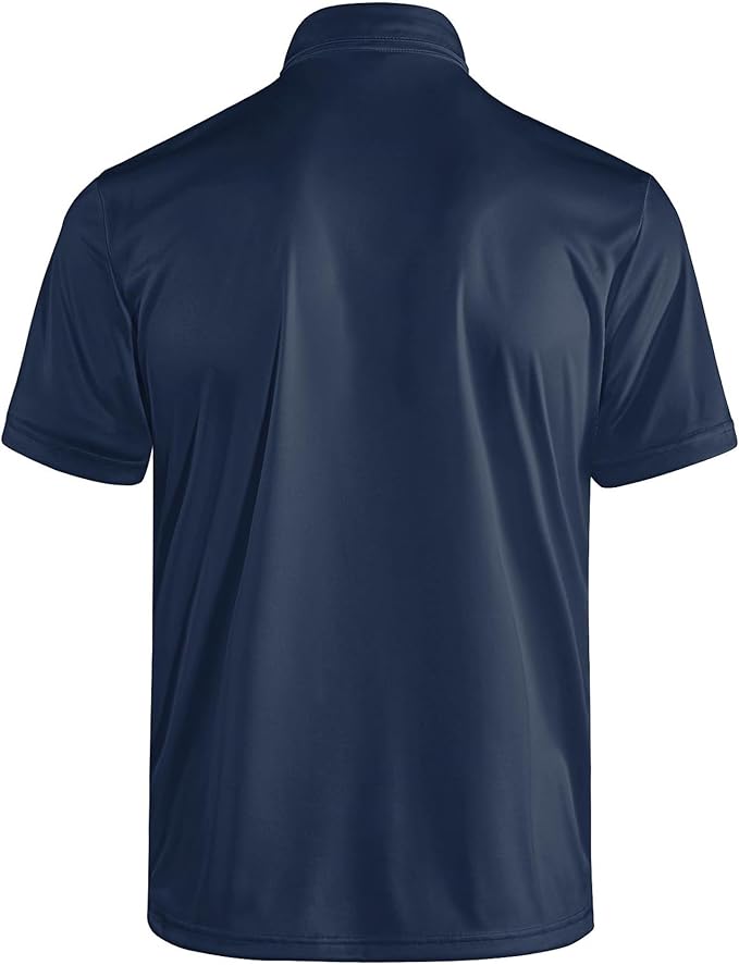 Golf Polo Shirts for Men Funny Print Short Sleeve Golf Shirts Performance Golf Polos