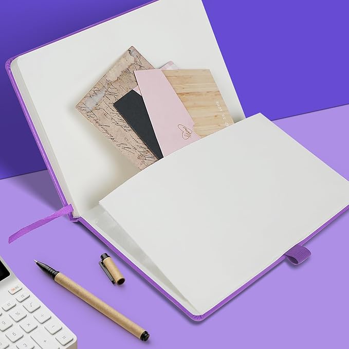 Lined Journal Notebooks for Work, A5 Size 100 GSM Thick Paper, Classic Ruled - Image 5