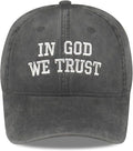 Faith Christian Patriotic Embroidered Baseball Cap, Vintage Cotton Dad Hat for Men Women, Birthday