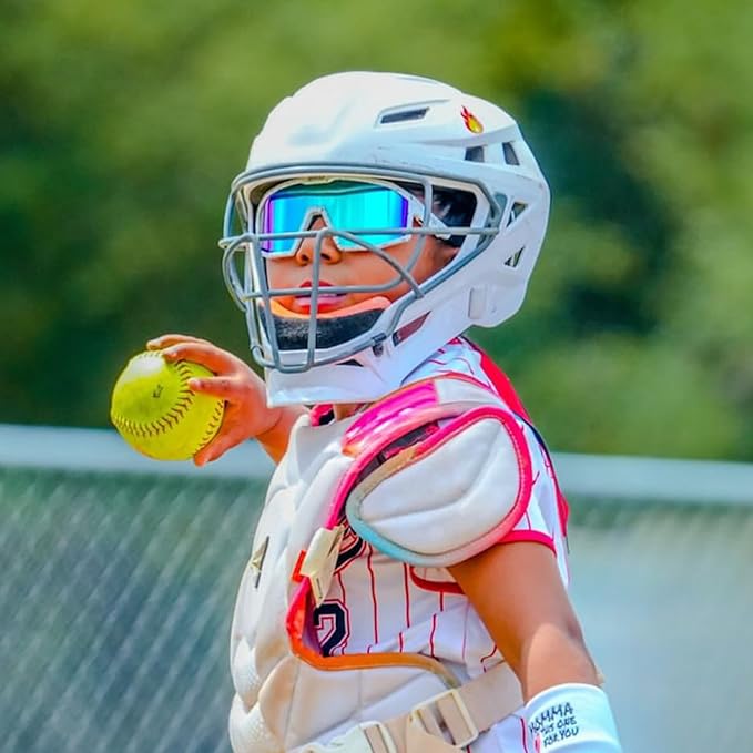 Eazyrun Youth Kids Polarized Sports Sunglasses for Age 8-12 Softball Baseball Cycling Glasses UV Protection for Girl Boy