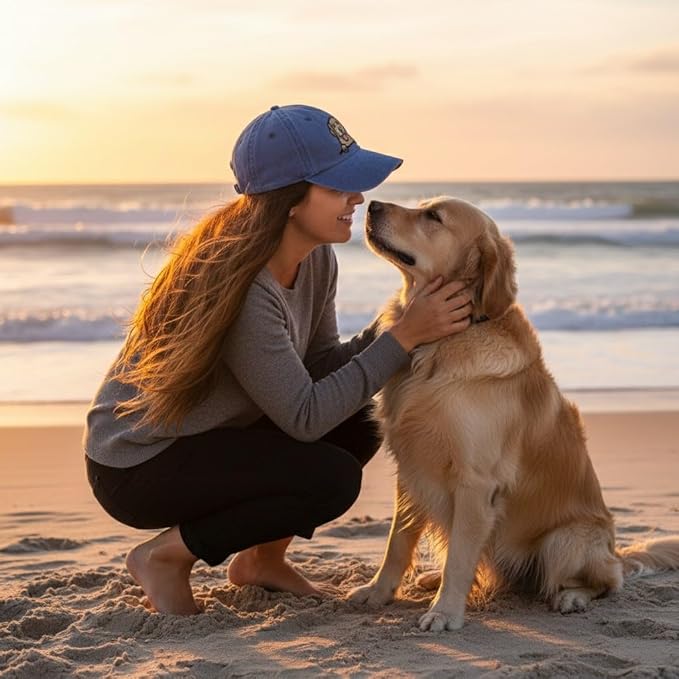 Pet Dog Lover Gifts,Embroidered Dog Baseball Hats for Men Women Dad Mom