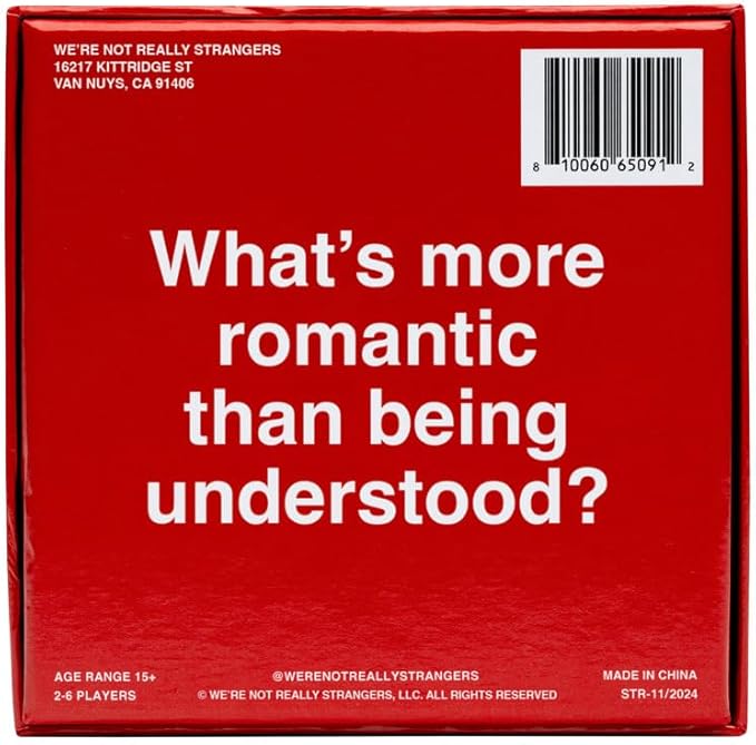 WE'RE NOT REALLY STRANGERS Couples Edition Card Game - Image 2